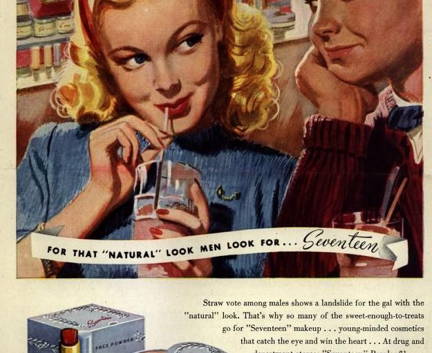 Seventeen Cosmetics ad 1947 …