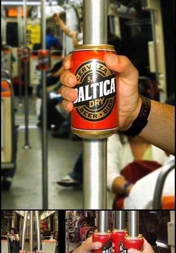 Baltica Beer – การตลาดบนรถไฟใต้ดิน! …