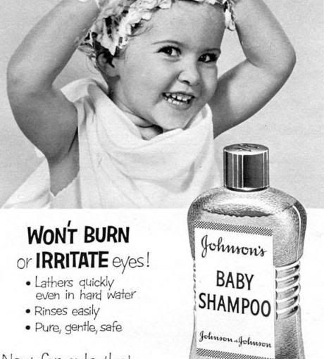 แชมพูเด็กทารก Johnsons, 1956 พวกเขายังคงโฆษณาเป็นเวลานาน 10 ปีต่อมา …