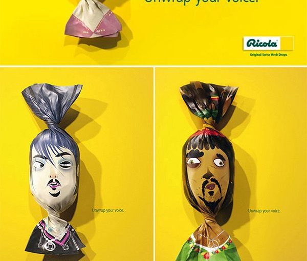 แพคเกจ "Unwrap Your Voice" ของ Ricola, แคมเปญโฆษณาและหนังสือเต็มรูปแบบ …