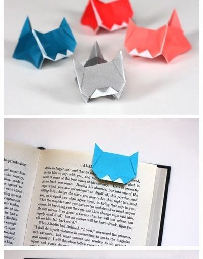 Kitten Origami บุ๊คมาร์ค …