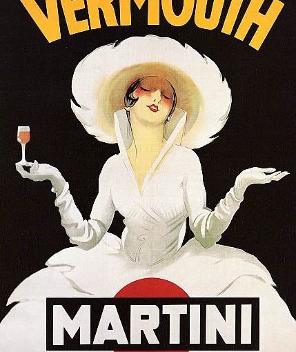 โปสเตอร์วินเทจ – Vermouth Martini …
